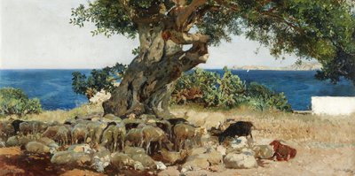 Carob Tree by Joaquín Sorolla